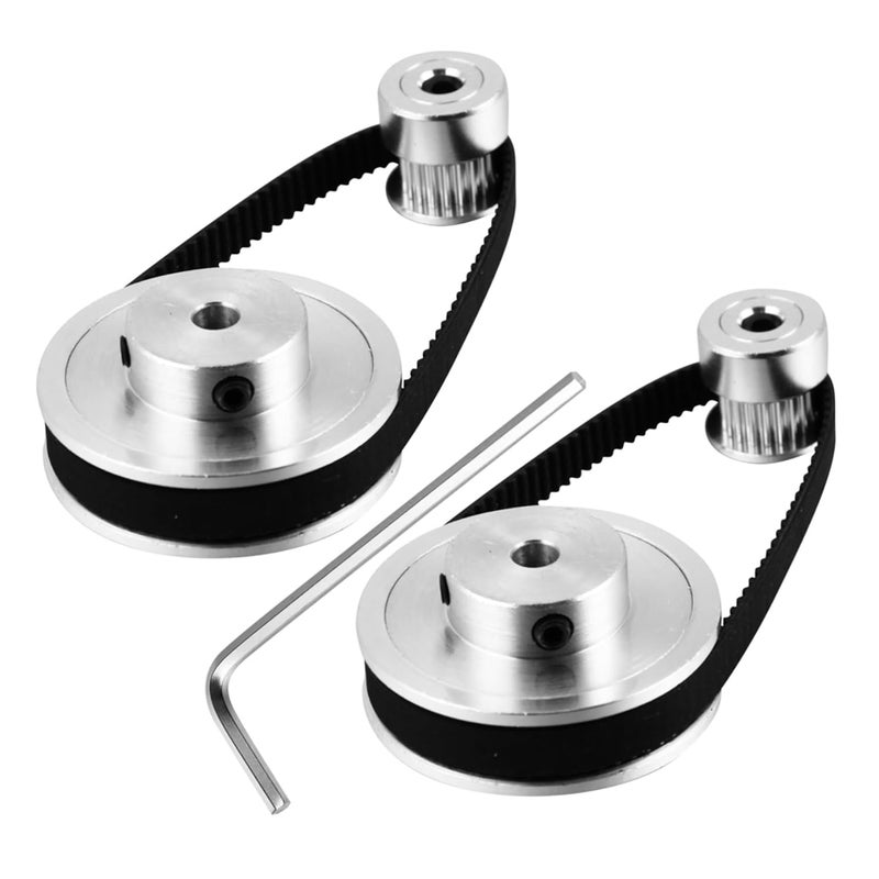 GT2 Timing Belt Pulley 20 Teeth 5mm Bore 3D Printer CNC Machine Reduction Gear Set - Image 1